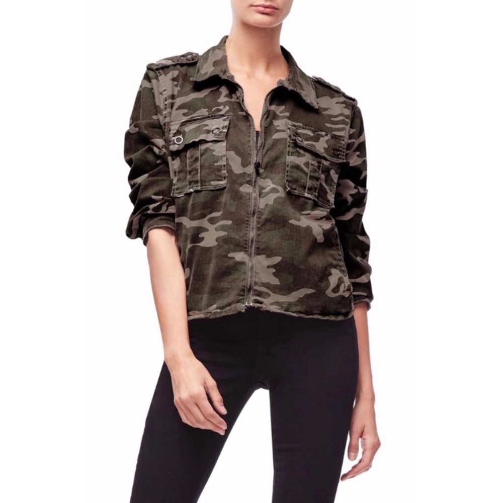 Good American•Camo Jacket•NWT